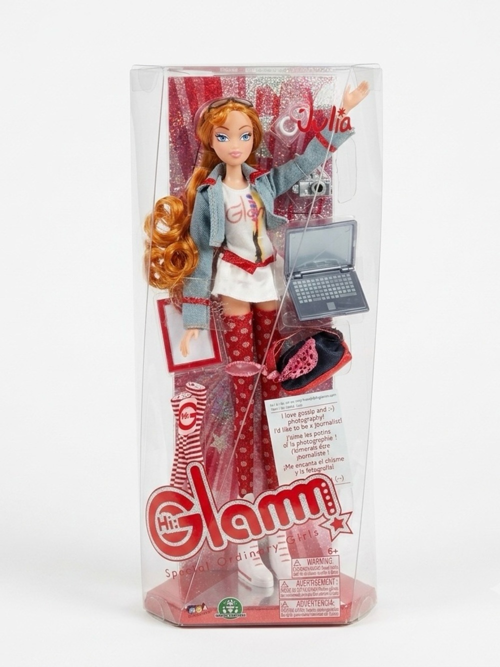 Rare Vintage 2007 Hi: Glamm "Julia" Fashion Doll NIB (Giochi Preziosi / MGA)